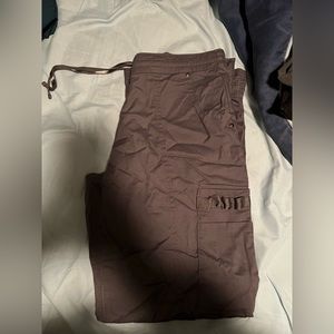 Beyond Scrubs Scrub Pants, Size Petite Medium, Grey